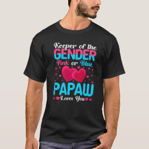 Rosa oder blaue Papa-Lieben, die das Geschlecht be T-Shirt