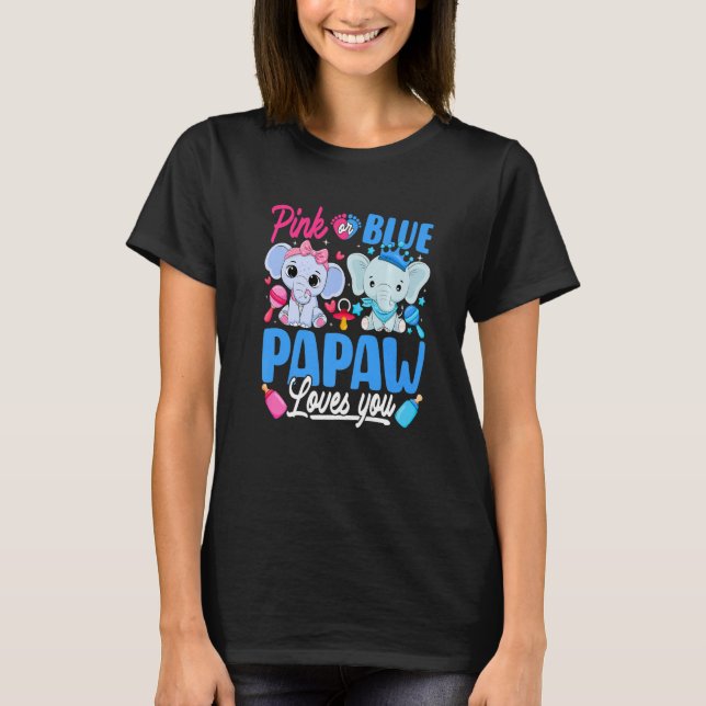 Rosa oder blaue Papa-Lieben, die Sie Geschlecht of T-Shirt (Vorderseite)