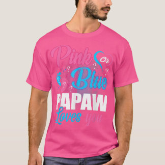 Rosa oder blaue Papa-Lieben Sie Geschlecht Baby-Re T-Shirt