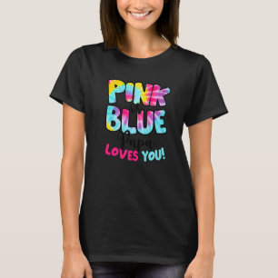 Rosa oder blaue Papa-Lieben Sie Geschlecht zeigen T-Shirt