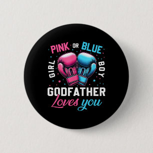 Rosa oder blaue Pate Lieben Sie Boxing Geschlecht Button