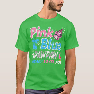 Rosa oder blaue Pawpaw-Lieben, die Ihr Baby-Geschl T-Shirt