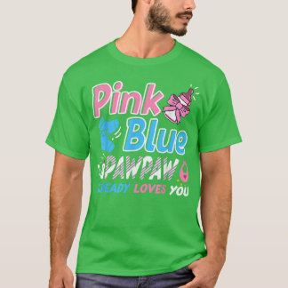 Rosa oder blaue Pawpaw-Lieben, die Ihr Baby-Geschl T-Shirt
