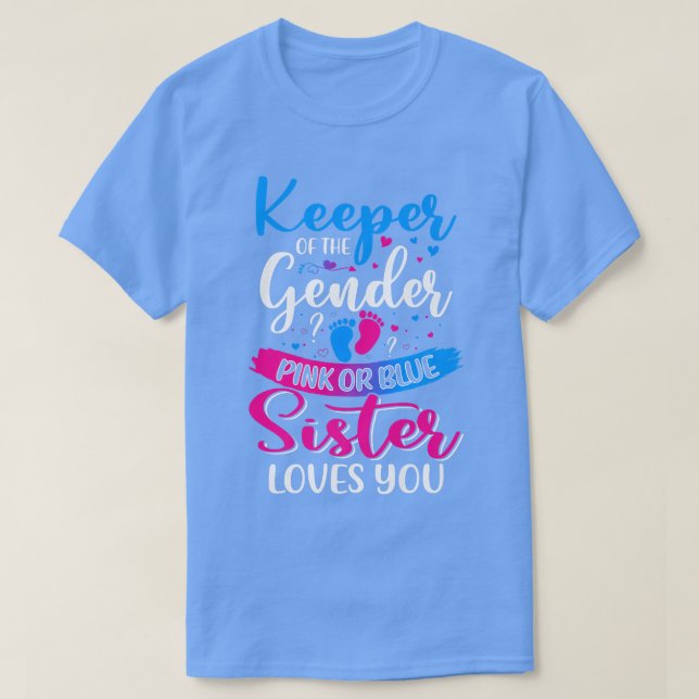 Rosa oder blaue Schwesternde Lieben, die das Gesch T-Shirt (Design vorne)