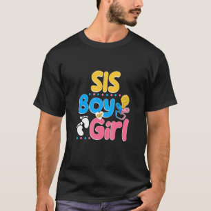 Rosa oder blaue Sis Lieben Die beste Schwester je T-Shirt