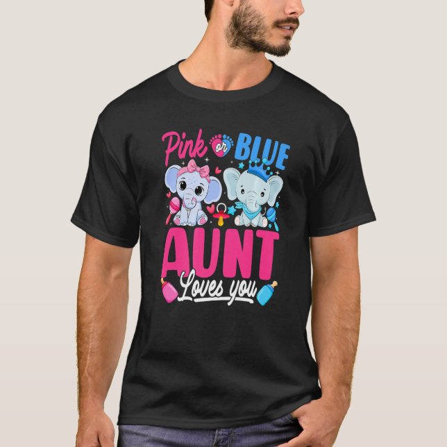 Rosa oder blaue Tante Lieben, die Sie Geschlecht o T-Shirt (Vorderseite)