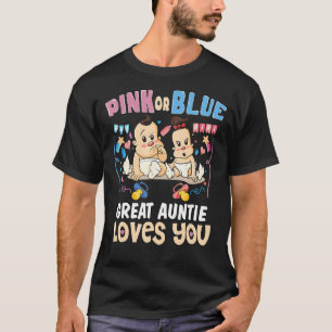 Rosa oder blaue Tante Lieben Ihr bester Tante über T-Shirt