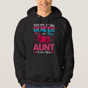 Rosa oder blaue Tante-Lieben Sie bewahren Geschlec Hoodie