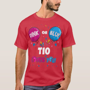 Rosa oder blauer Ballon Tio Lieben Sie Geschlecht T-Shirt