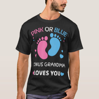 Rosa oder blauer Bonus Oma Lieben, die Sie Geschle T-Shirt