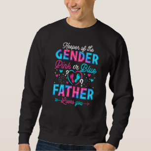 Rosa oder blauer Vater Lieben, die Sie Geschlecht Sweatshirt