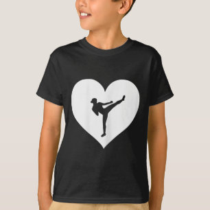 Rosa oder blaues Kickbox-Shirt Geschenk für weibli T-Shirt