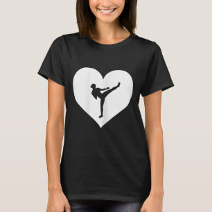 Rosa oder blaues Kickbox-Shirt Geschenk für weibli T-Shirt