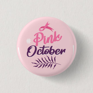 Rosa Oktober Button