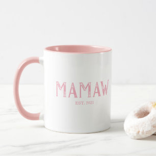 Rosa Oma Jahr Gegründet Tasse