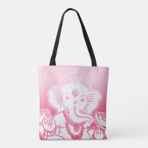 Rosa Ombre Ganesh Bag / Tasche