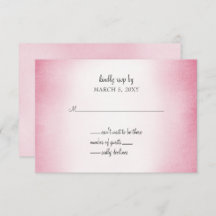 Rosa ombre Hochzeitseinladung uAwg