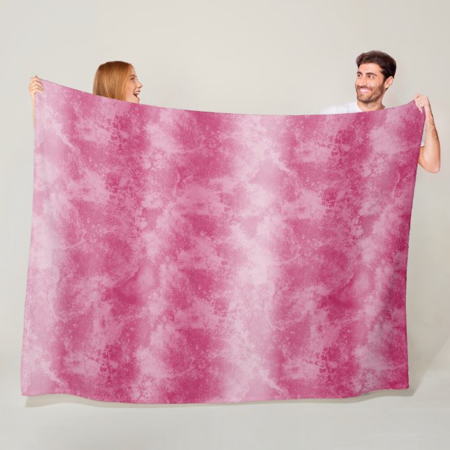 Rosa Ombre Streifen Fleecedecke (Beispiel)