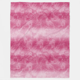 Rosa Ombre Streifen Fleecedecke