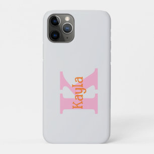 Rosa Orange Custom Color Gray Girly Modern Case-Mate iPhone Hülle