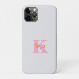 Rosa Orange Grau Grau Weiblich Modern Benutzerdefi Case-Mate iPhone Hülle