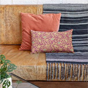 Rosa/orange Modernes dekoratives Kissen