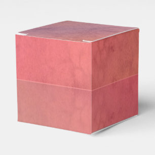 Rosa Orange Rotes Pastell-Wasserfarbenmuster Geschenkschachtel