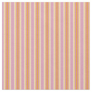 Rosa Orange Stripes B Stoff