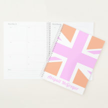 Rosa & Orange UK Flag / Union Jack | PERSONALISIER