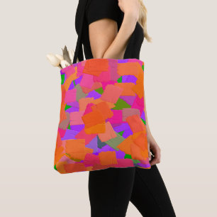 Rosa, orange und Lila Abstrakt