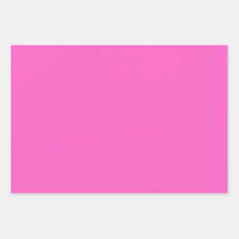 Rosa Orange und Lila Geschenkpapier Set