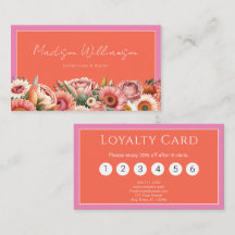 Rosa orange Wasserfarben Blumen Botanik