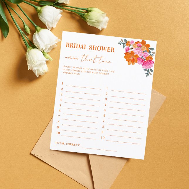 Rosa orangefarbener Blumenname, der das Duschenspi (Von Creator hochgeladen)