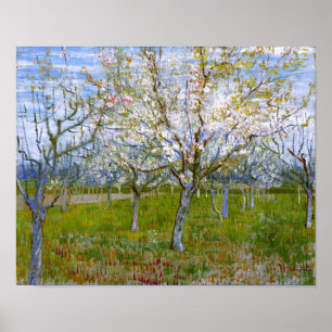 Rosa Orchard (F55) Van Gogh Fine Art Poster