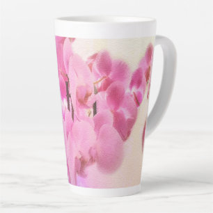 Rosa Orchid-Blume Milchtasse