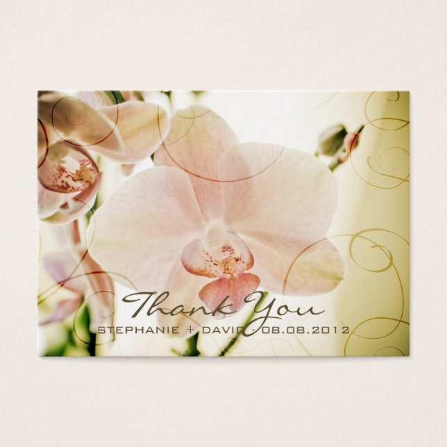 Rosa Orchid - Gastgeschenk Hochzeit (Vorderseite)