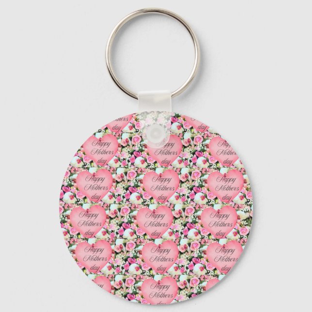 Rosa-Orchid-Mütter Schlüsselanhänger (Vorderseite)