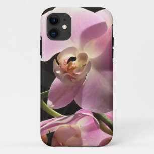 Rosa Orchideen Blumen Handyhülle Case
