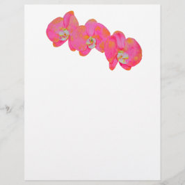 Rosa Orchideen in tropischer Blüte