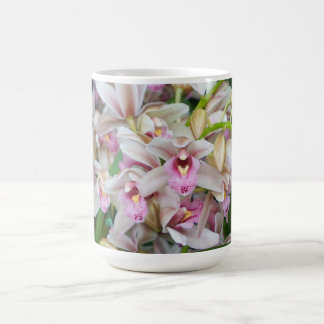Rosa Orchideen Kaffeetasse