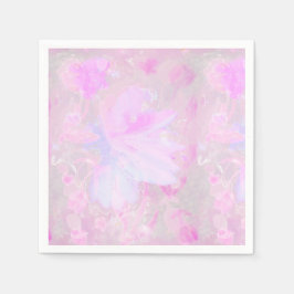 Rosa Orchideen Serviette