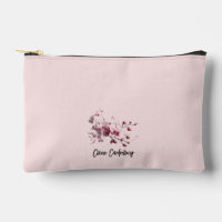 Rosa Orchideen-Stiel-Natur-Accessoire-Tasche