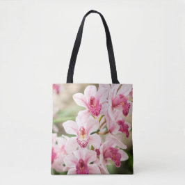 Rosa Orchideen-Taschen-Tasche wiederverwendbar