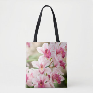 Rosa Orchideen-Taschen-Tasche wiederverwendbar