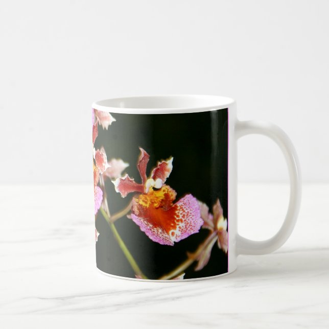 Rosa Orchideen-Tasse Tasse (Rechts)