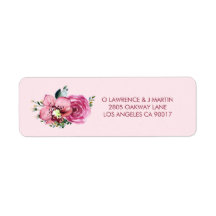 Rosa Orchideen und Rose