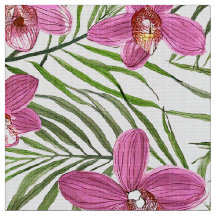 Rosa Orchideenmuster