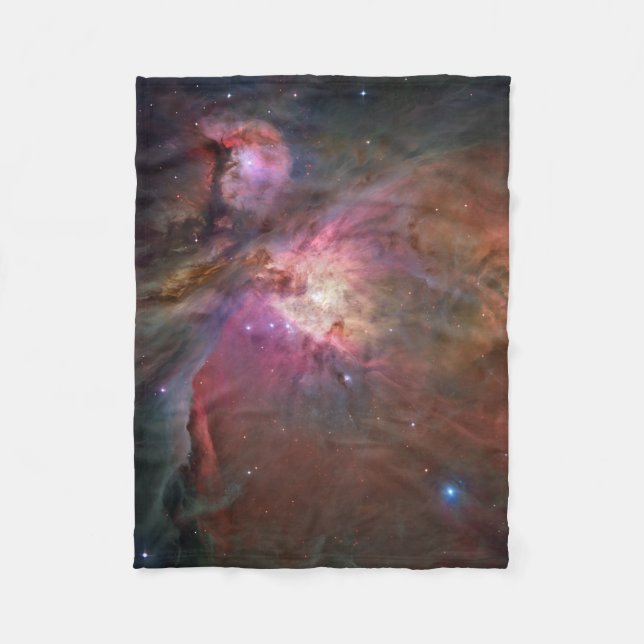 Rosa Orion Nebula Fleecedecke (Vorderseite)