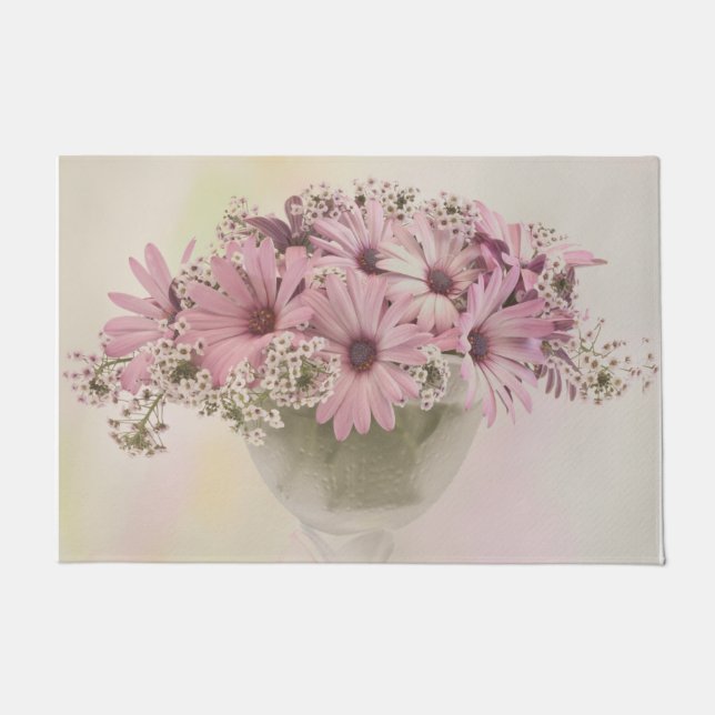 Rosa Osteospernum Fußmatte (Vorderseite)