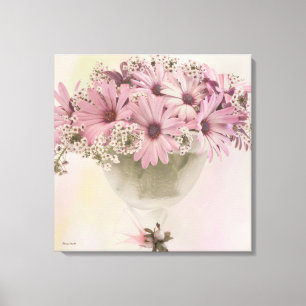 Rosa Osteospernum Leinwanddruck